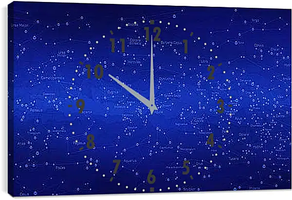 Часы картина - Карта звездного неба