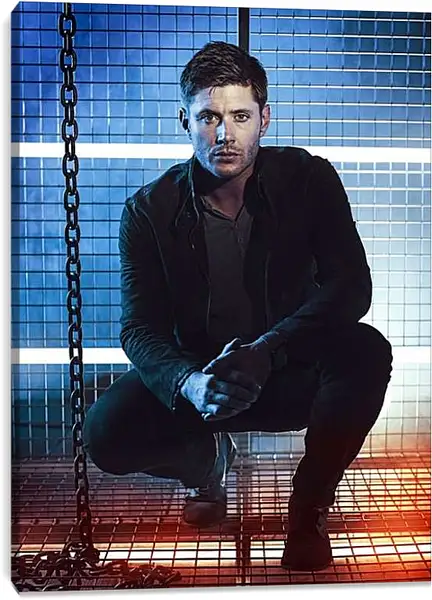 Постер на подрамнике - Дженсен Эклс. Jensen Ackles