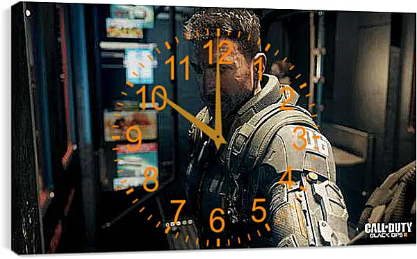 Часы картина - Call Of Duty: Black Ops III