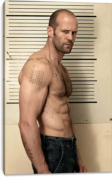 Постер на подрамнике - Джейсон Стэтхэм. Jason Statham