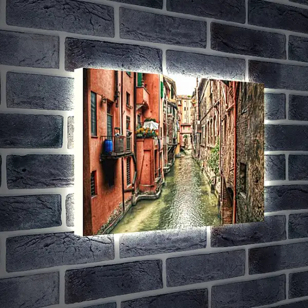 Лайтбокс световая панель - Маленький канал. Италия.