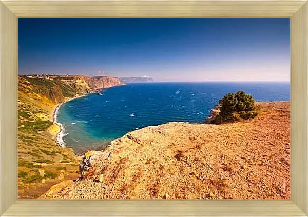 Картина в раме - Мыс Фиолент. Крым