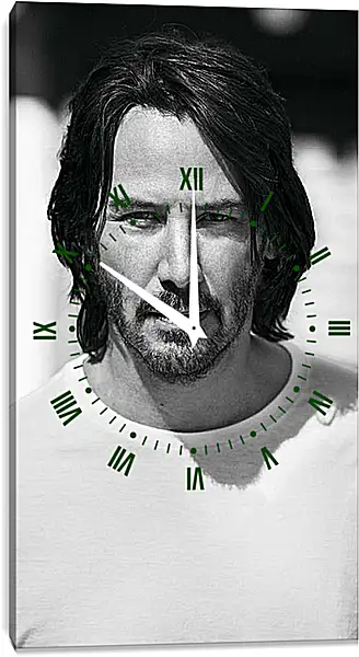 Часы картина - Киану Ривз. Keanu Reeves