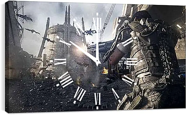 Часы картина - Call Of Duty: Advanced Warfare