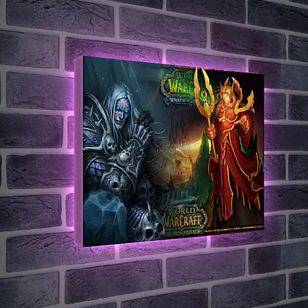 Лайтбокс световая панель - World Of Warcraft