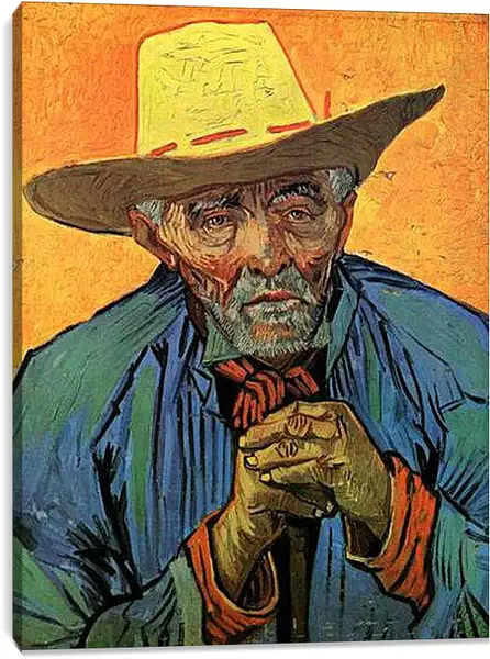 Постер на подрамнике - Portrait of Patience Escalier. Винсент Ван Гог