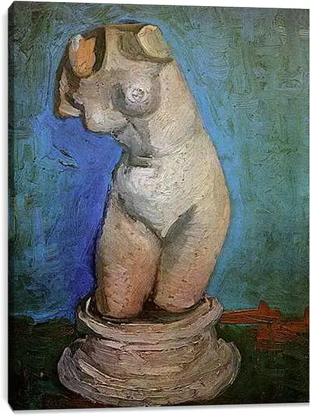 Постер на подрамнике - Plaster Statuette of a Female Torso 8. Винсент Ван Гог