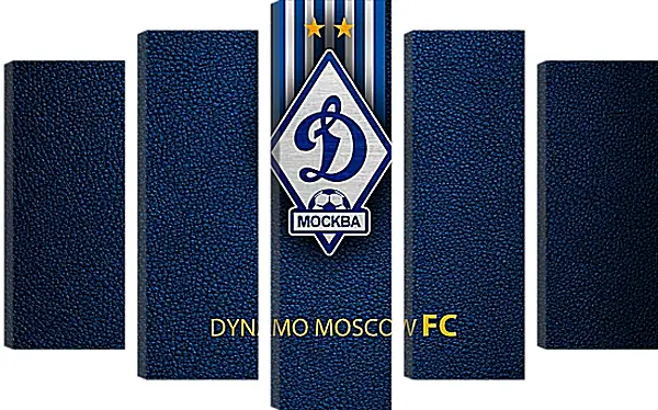 Модульная картина - Эмблема ФК Динамо Москва