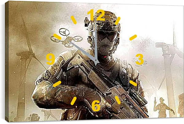 Часы картина - Call Of Duty: Black Ops II