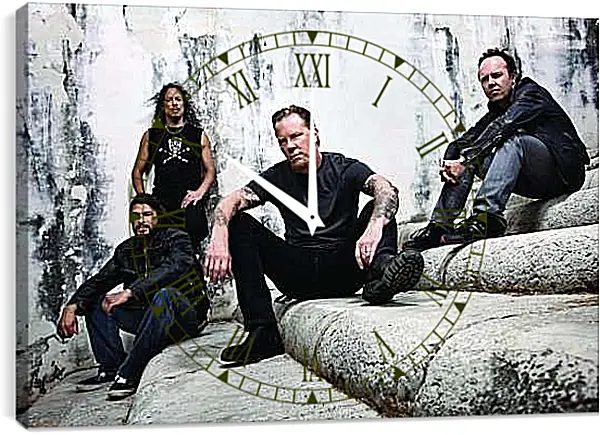 Часы картина - Металлика. Metallica