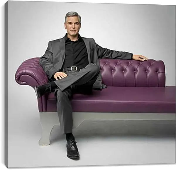 Постер на подрамнике - Джордж Клуни. George Clooney