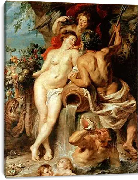 Постер на подрамнике - Союз Земли и Воды. Питер Пауль Рубенс