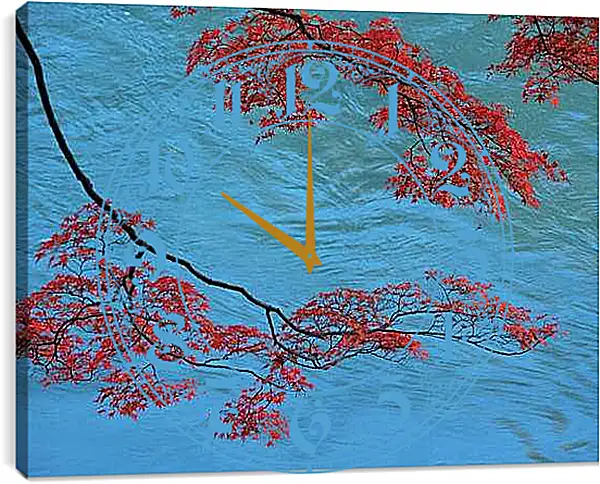 Часы картина - Осень