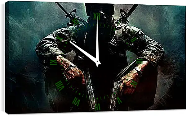 Часы картина - Call Of Duty: Black Ops