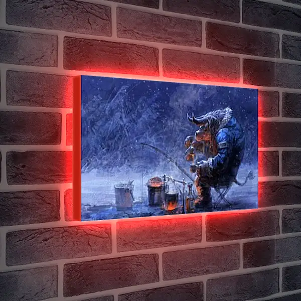 Лайтбокс световая панель - World Of Warcraft