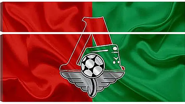 Модульная картина - Эмблема ФК Локомотив Москва