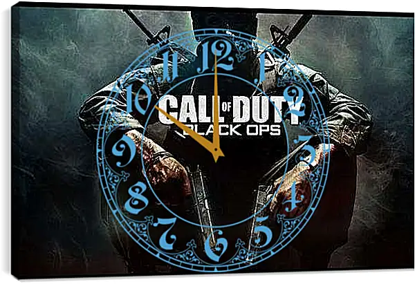 Часы картина - Call Of Duty: Black Ops