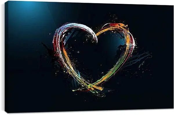 Постер на подрамнике - Сердце