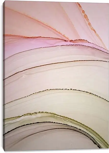 Постер на подрамнике - Abstract pink & green. Mari Dein