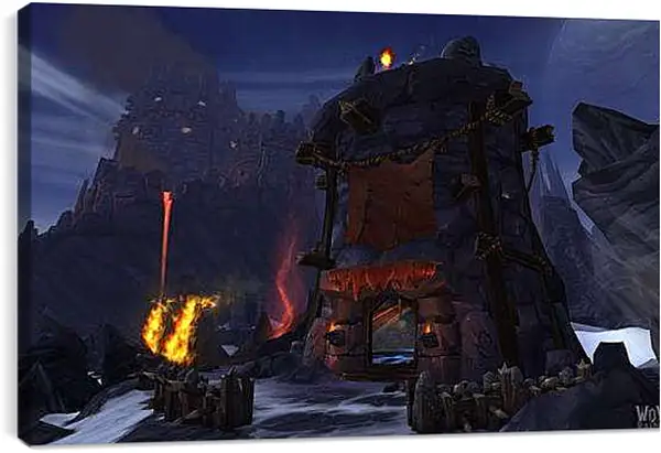 Постер на подрамнике - World Of Warcraft: Warlords Of Draenor