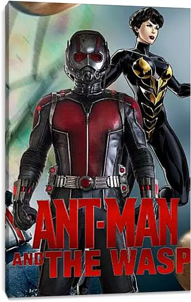 Постер на подрамнике - Человек Муравей и Оса