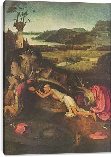Постер на подрамнике - Saint Jerome. Иероним Босх