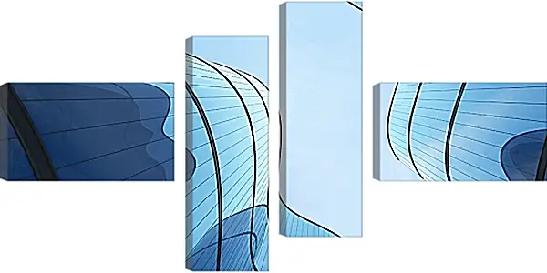 Модульная картина - Время и стекло 1