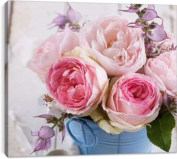 Постер на подрамнике - Букет пионов