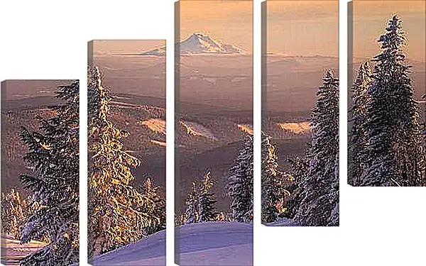 Модульная картина - Зима