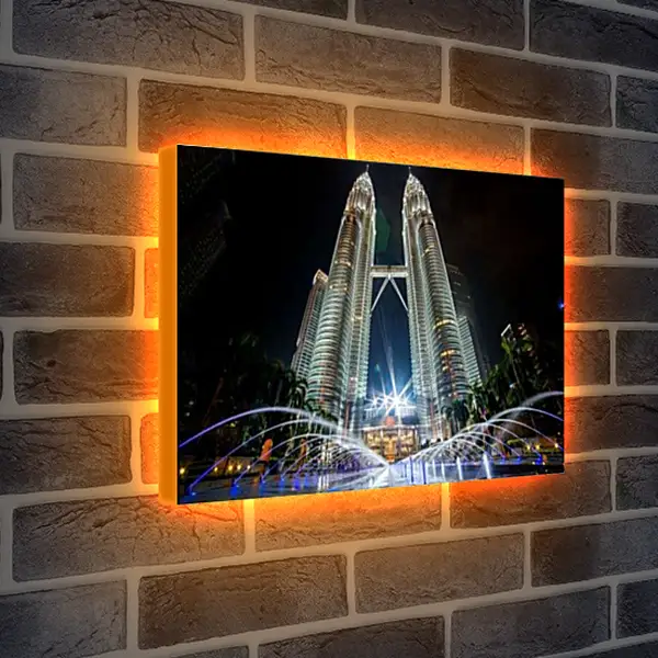 Лайтбокс световая панель - Башни Петронас 3. Малайзия