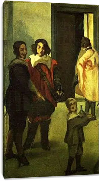 Постер на подрамнике - Les cavaliers espagnols. Эдуард Мане