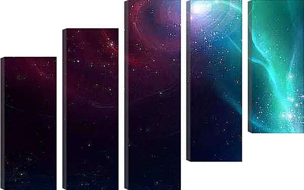Модульная картина - Космос