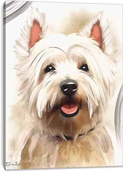 Постер на подрамнике - Dog 16