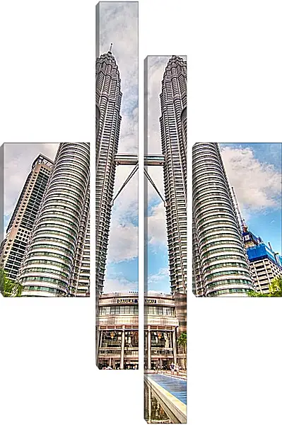 Модульная картина - Башни Петронас 1. Малайзия