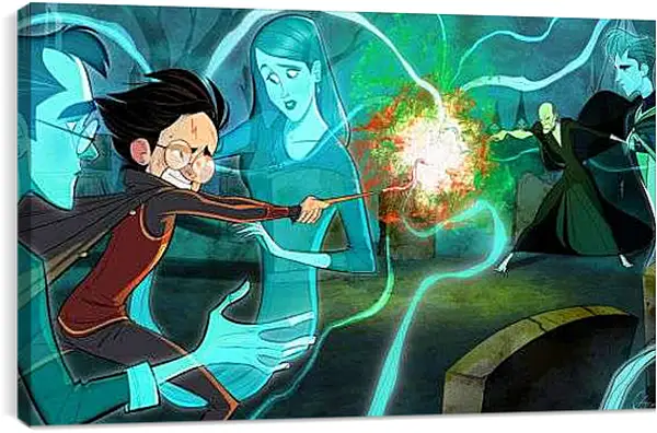 Постер на подрамнике - Против Волан-Де-Морта