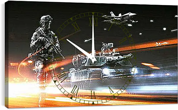 Часы картина - Battlefield 3