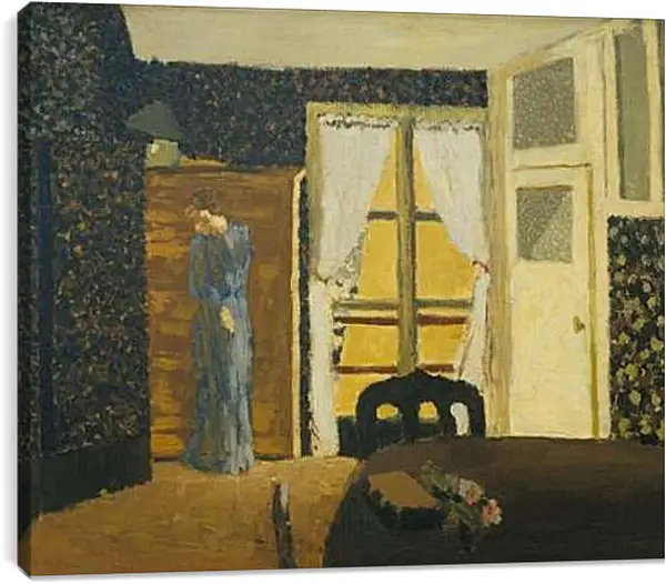 Постер на подрамнике - The Window. Эдуар Вюйар