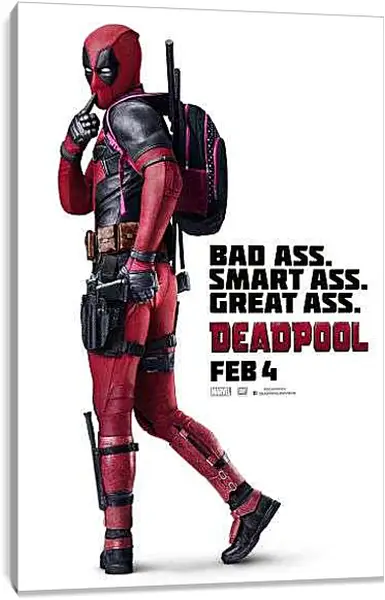 Постер на подрамнике - Дэдпул