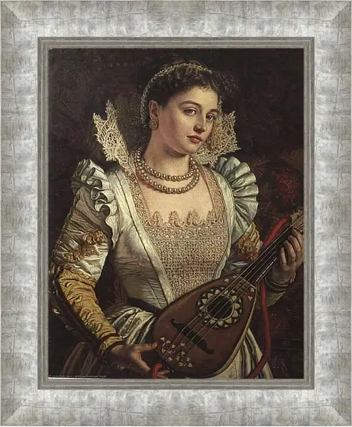 Картина в раме - Бьянка. Уильям Холман Хант