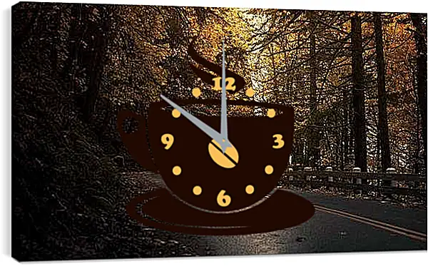 Часы картина - Осень