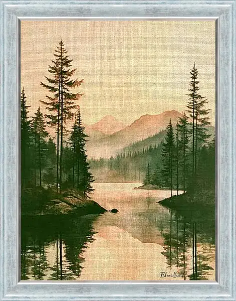 Картина в раме - Sunset 9