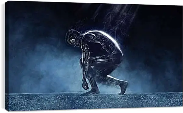 Постер на подрамнике - Арнольд Шварценеггер в позе. Терминатор