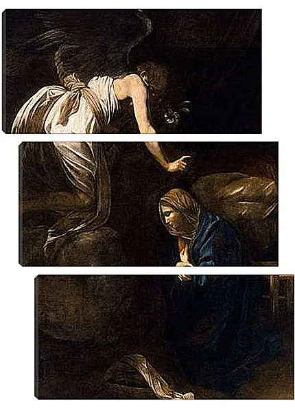 Модульная картина - Annunciation. Микеланджело Караваджо