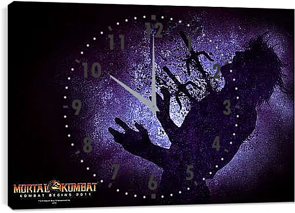 Часы картина - Mortal Kombat