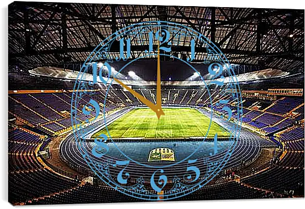 Часы картина - Пустой стадион