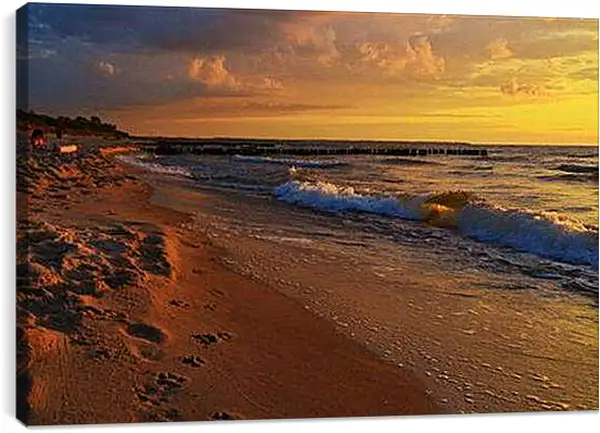 Постер на подрамнике - Берег моря