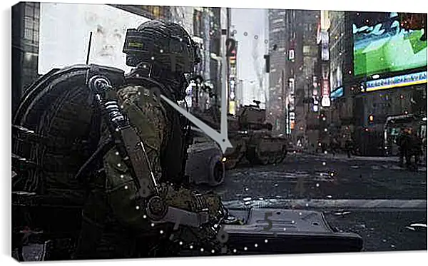 Часы картина - Call Of Duty: Advanced Warfare