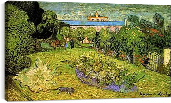 Постер на подрамнике - Daubigny s Garden 2. Винсент Ван Гог