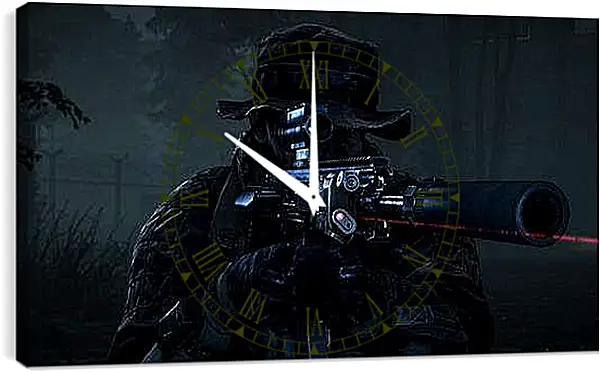 Часы картина - Battlefield 4