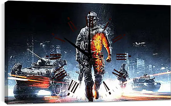 Часы картина - Battlefield 3